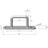 Pontet rectangulaire H15 - T350070