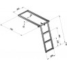Echelle escamotable 3 marches - G750040