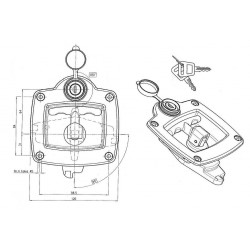 Fermeture Plastique "T" - A700085