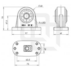 Feu de Gabarit à LEDS Bicolore - I450640