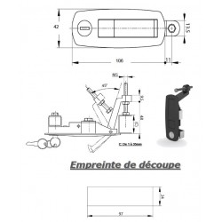 Fermeture Plastique "T" - A700085