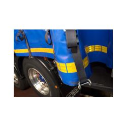 Bande 3M retro-réfléchissante prismatiques (Pour bâches souples) - Jaune  I200088