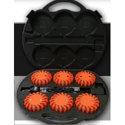 Kit de 6 balises clignotantes à LEDs - I000440