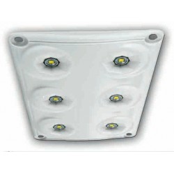 I600280 - Plafonnier à détecteur de mouvement, avec interrupteur et LEDs rouge