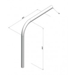 E100058 -Poteau de benne cintré