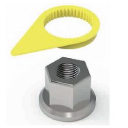 STOP ECROUS CHECKLINK Ø32mm JAUNE-P300632