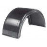 C000140LBAV - C000140L - AILE PLASTIQUE INJECTEE 1400x900x450 mm - ROUES JUMELÉES SIMPLE ESSIEU + BAVETTES
