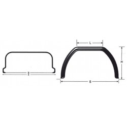 C000810L - AILE MEPLAT PLASTIQUE 1470x910x450 mm