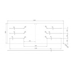 A250907 - TOLE DE FOND POUR COFFRE COFFRE ARRIERE CABINE (ARRIERE FAV PLATEAU)