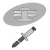 H050360C100 - RIVET ECLATE TP4.8 L10 AL/AC (QTE 100)