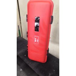 COFFRE A EXTINCTEUR 9/12KG - A450251 ROUGE- Percé à l'arrière pour fixation
