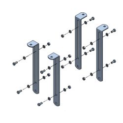 SUPPORT COFFRE A EXTINCTEUR A450173 CHARGEMENT FRONTAL - A350445