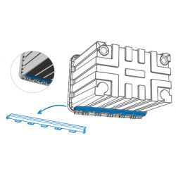 BARRE RENFORT DE CHARNIERES POUR  COFFRE PLASTIQUE L1000mm-A350508