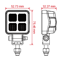 Mini phare de travail à grande puissance - I060153