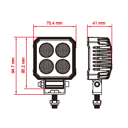 Mini phare de travail à Leds - I060170