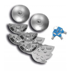 Serrure manuelle antivol utilitaire UFO double- N050032