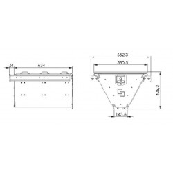 Coffre à chaines et élingues Acier Zingué - A556070