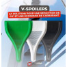 V-SPOILERS BARRE DE 4/BLANC RIGIDE-R500003