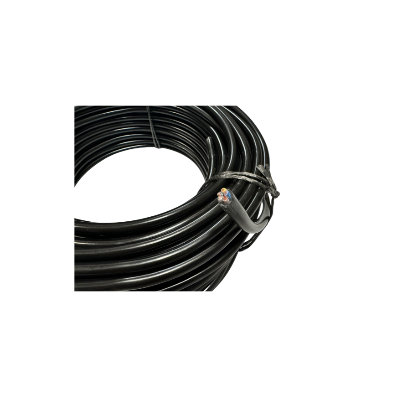 I852740C50 - CABLE ELECTRIQUE / FIL 5x1,5mm NOIR (50m)