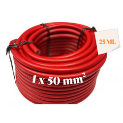 Câble électrique, fil souple 50mm², 25M , Rouge - I852661C25