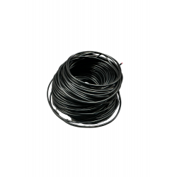 CABLE MONOCONDUCTEUR 1mm² NOIR - 25ML/Carton- I854305