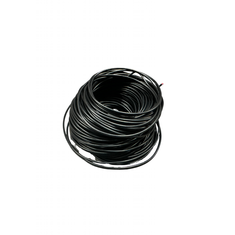 CABLE MONOCONDUCTEUR 1mm² NOIR - 25ML/Carton- I854305