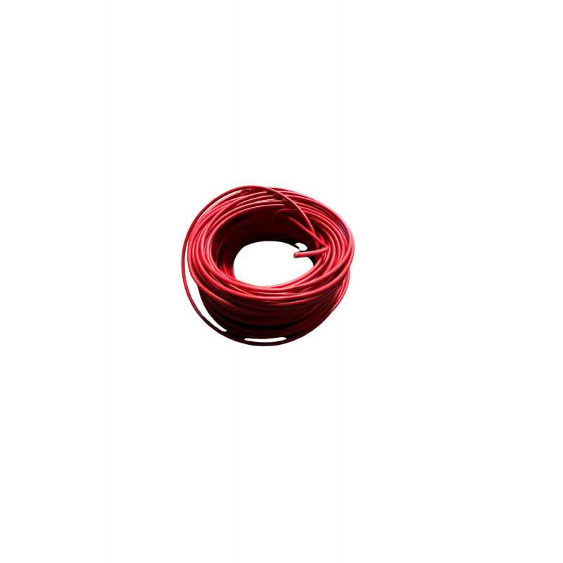CABLE MONOCONDUCTEUR 1mm² ROUGE - 25ML/Carton