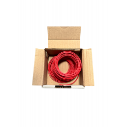 CABLE MONOCONDUCTEUR 1mm² ROUGE - 25ML/Carton