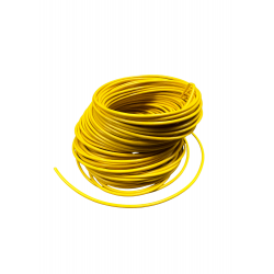 CABLE MONOCONDUCTEUR 1mm² JAUNE - 25ML/Carton- I854300
