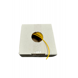CABLE MONOCONDUCTEUR 1mm² JAUNE - 25ML/Carton- I854300