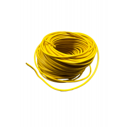 CABLE MONOCONDUCTEUR 2mm² JAUNE - 25ML/Carton - I854310