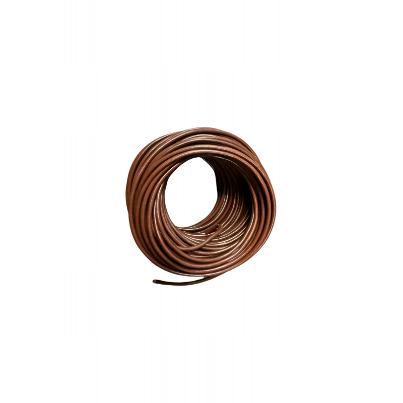 CABLE MONOCONDUCTEUR 2mm² MARRON - 25ML/Carton - I854314