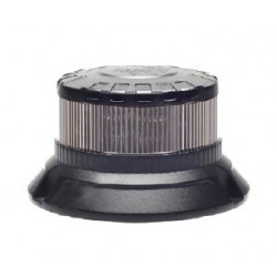 GYROPHARE LED ORANGE A POSER 12-24V / Base noire - I000368