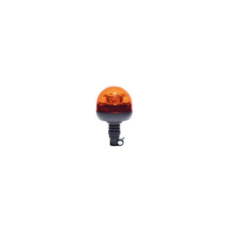 GYROPHARE  A LED ORANGE SUR TIGE 12-24V - I000347