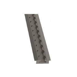 RAIL ALU AERO/encastrer L2000mm / largeur 44 mm/ Epaisseur 11,8mm - T100602