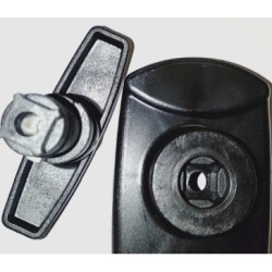 KIT 2 FERMETURES  + Levier avec poignée en plastique  / Avec pennes - A000093