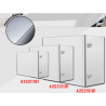 COFFRE ARRIERE CABINE EN ACIER PEINT BLANC 600 x1450x2000mm