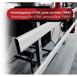 PROFIL PARE-CYCLISTES ALUMINIUM  ANODISE L3500mm