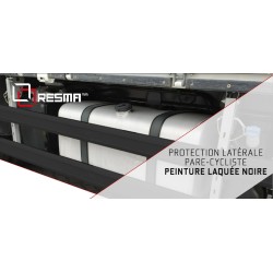 PROFIL PARE CYCLISTES ALUMINIUM  LAQUE NOIR  L3500mm