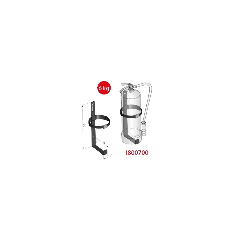 SUPPORT Pour EXTINCTEURS -6Kgs