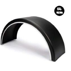 AILE PLASTIQUE 430x1900x1300mm REBORD BLANC
