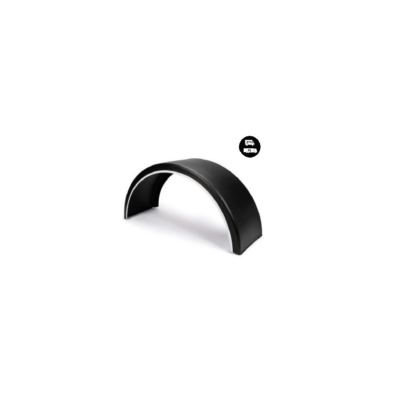 AILE PLASTIQUE 430x1900x1300mm REBORD BLANC
