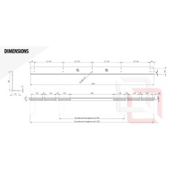 KIT DE FIXATION POUR COFFRE ARRIERE CABINE (la paire)