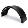AILE PLASTIQUE 650x1900x1280mm  REBORD BLANC