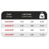 SUPPORT ACIER  FIXATION CHASSIS 630X630 mm (jeu de 2) Finition peinture noire