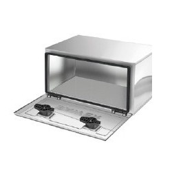 COFFRE A OUTILS  ACIER INOX POLIE 600x400x500mm GAMME CLASSIQUE