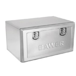 COFFRE ALUMINIUM ET PORTE ACIER INOX MATE  1000x500x500mm GAMME CLASSIQUE