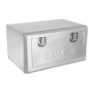 COFFRE ALUMINIUM ET PORTE ACIER INOX MATE  1000x500x500mm GAMME CLASSIQUE