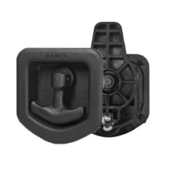 Fermeture plastique encastrable pour coffre  20/10 ème
