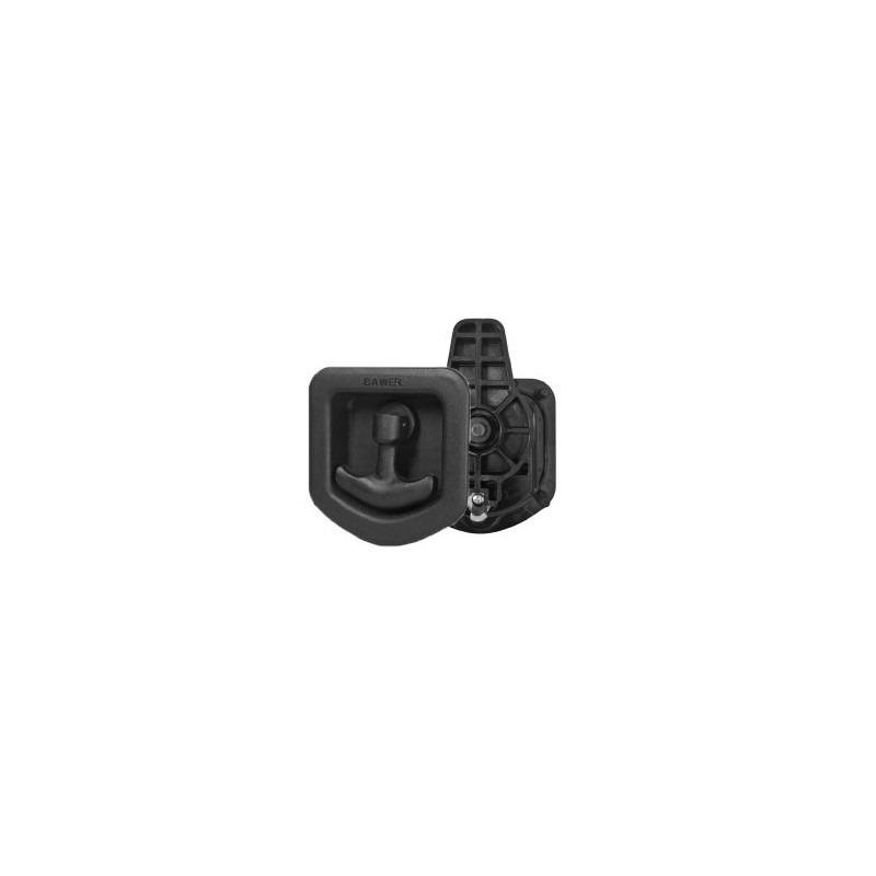 Fermeture plastique encastrable pour coffre  20/10 ème